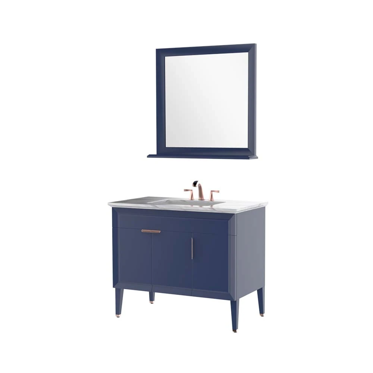 Tủ đựng đồ phòng tắm bằng gỗ nguyên khối HBT101005N-100