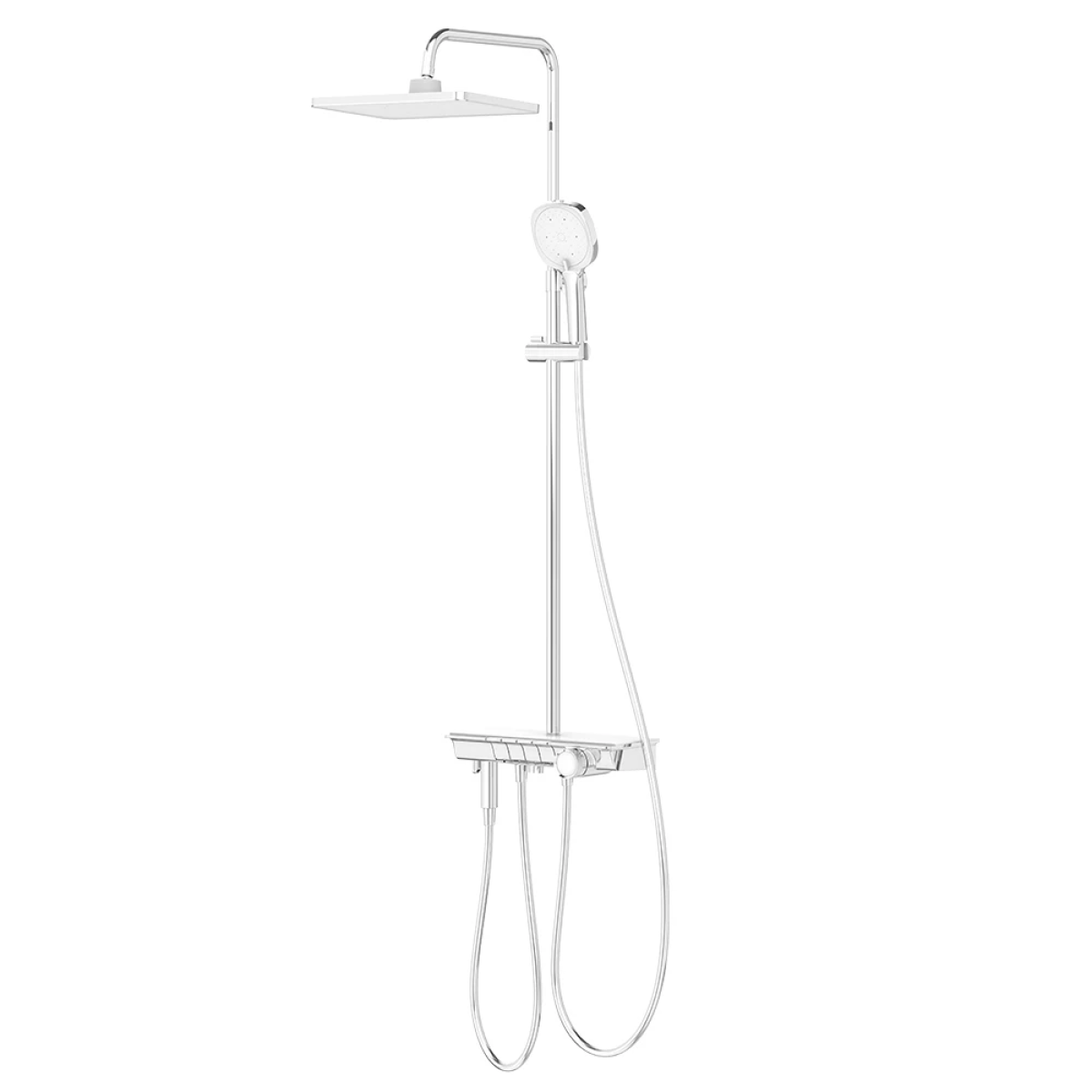 Sen cây nóng lạnh HEGII LMF195-334 – Nút bấm Piano thông minh, 5 chế độ phun, tích hợp vòi xịt ẩn đa năng