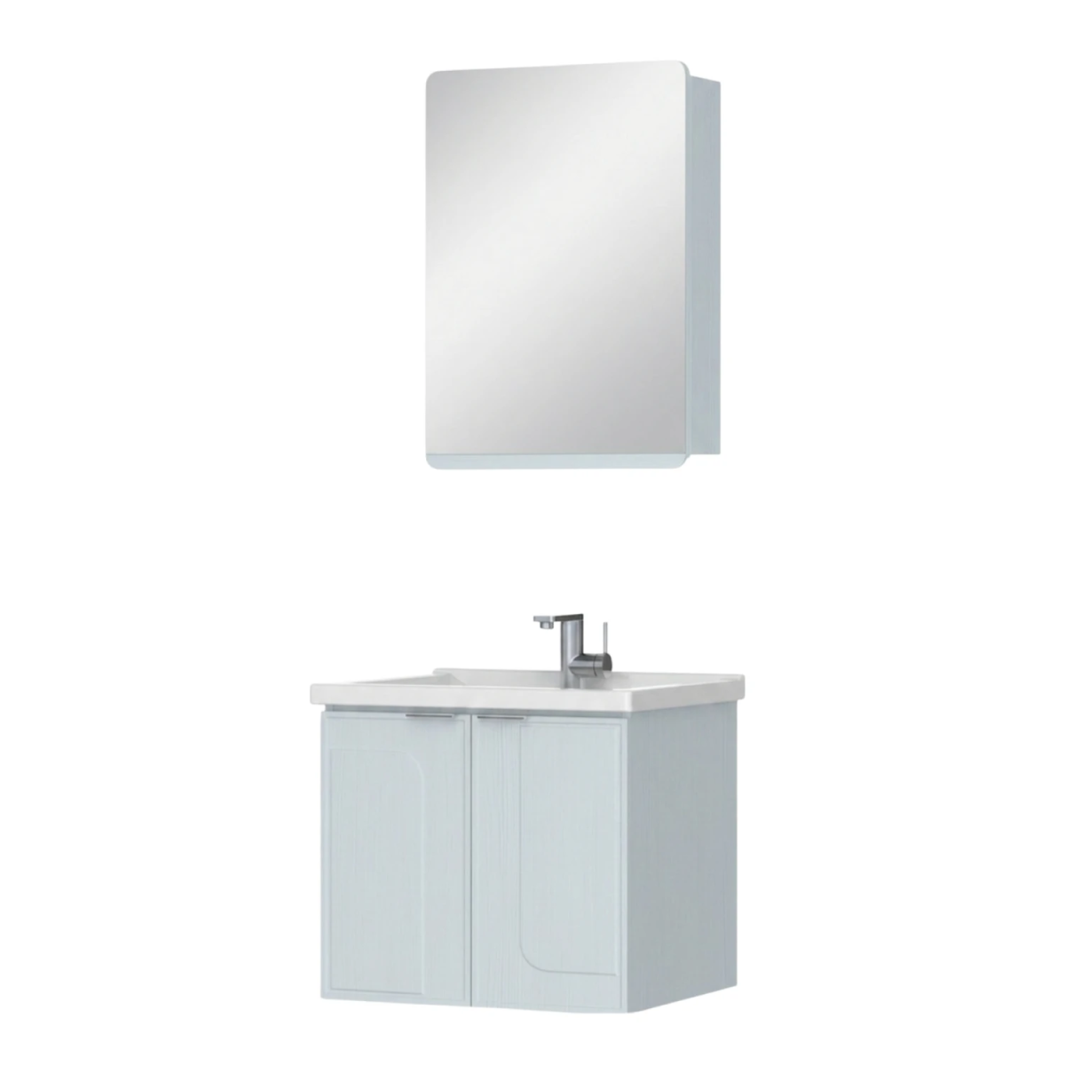 Tủ lavabo cao cấp HEGII BC6084-060 – Bộ tủ lavabo tối giản hiện đại chống ẩm