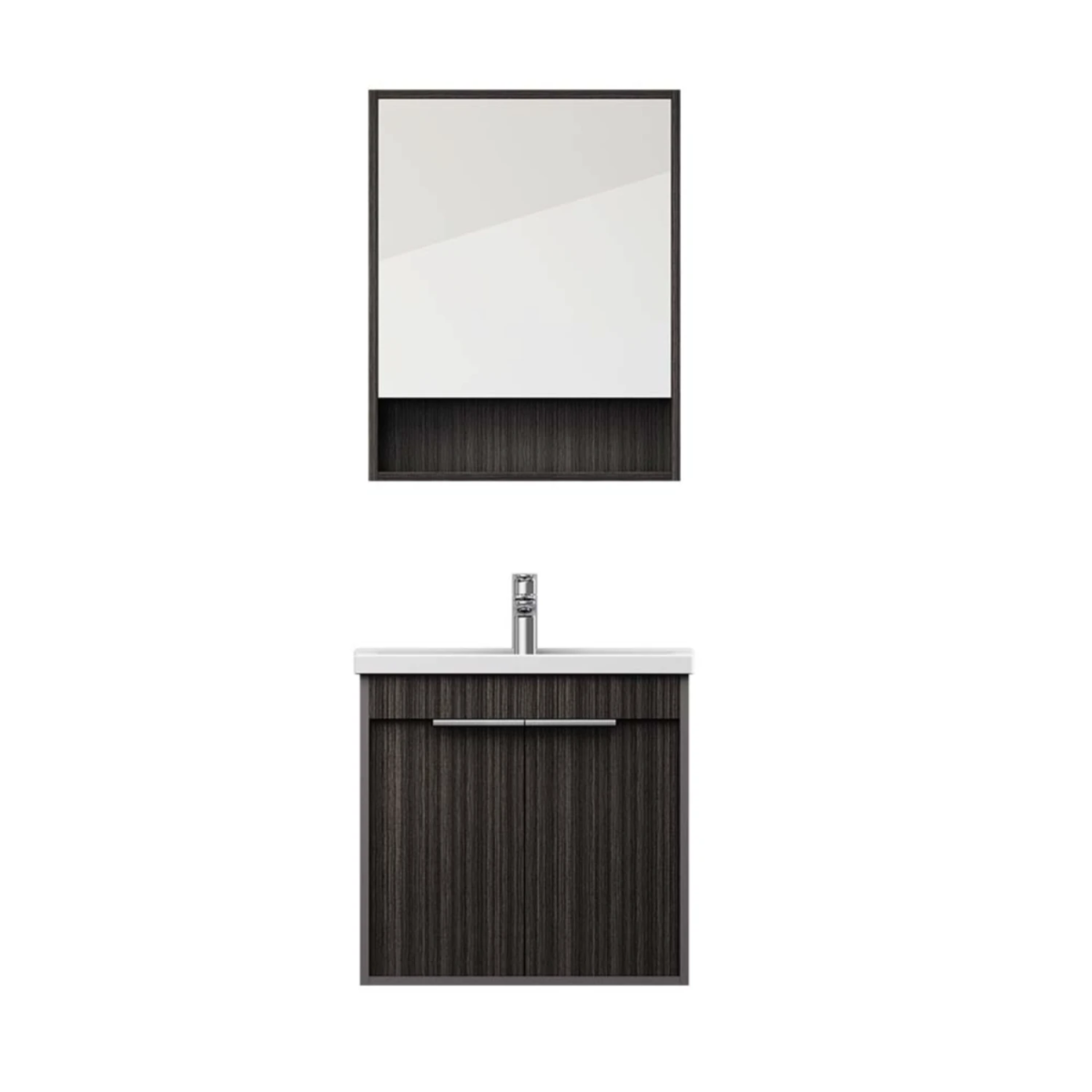 Tủ chậu lavabo HEGII BC6195-060 – Thiết kế vân gỗ hiện đại, nhỏ gọn 60cm, thẩm mỹ tinh tế