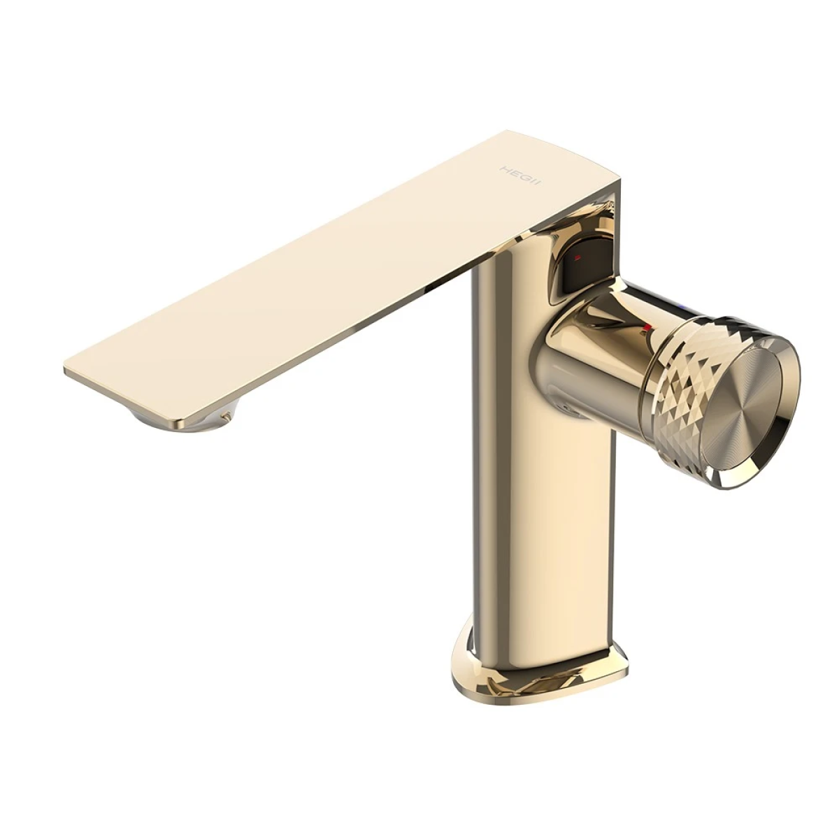 Vòi lavabo HEGII HMF178-112-CG – Mạ PVD vàng champagne cao cấp
