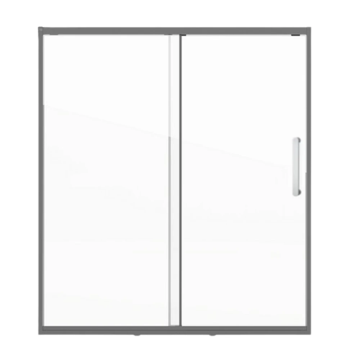 Phòng tắm kính HEGII HLG62BY21-1400 – Cabin tắm cửa lùa kính cường lực 8mm, khung chrome cao cấp