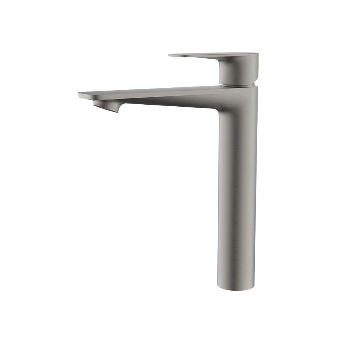 Vòi lavabo HEGII HMF173-113-SN – Dáng cao, mạ PVD ghi xám cao cấp