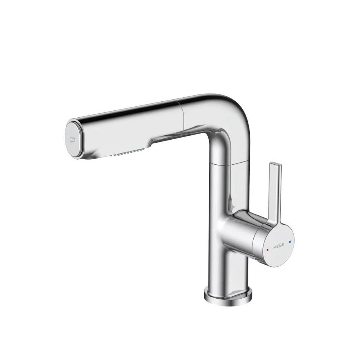 Vòi lavabo dây rút HEGII HMF158-115 – Kéo rút linh hoạt, 2 chế độ nước, thiết kế hiện đại