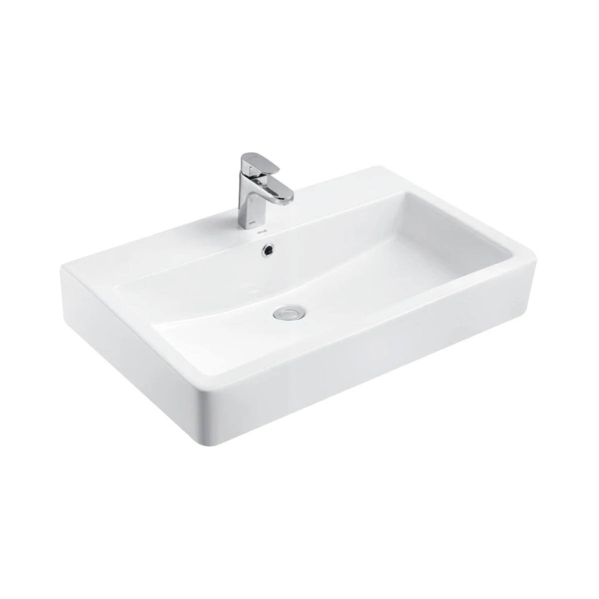 Chậu lavabo HEGII H145-080 – Chậu rửa lavabo cao cấp men sứ kháng khuẩn, thiết kế hiện đại sang trọng