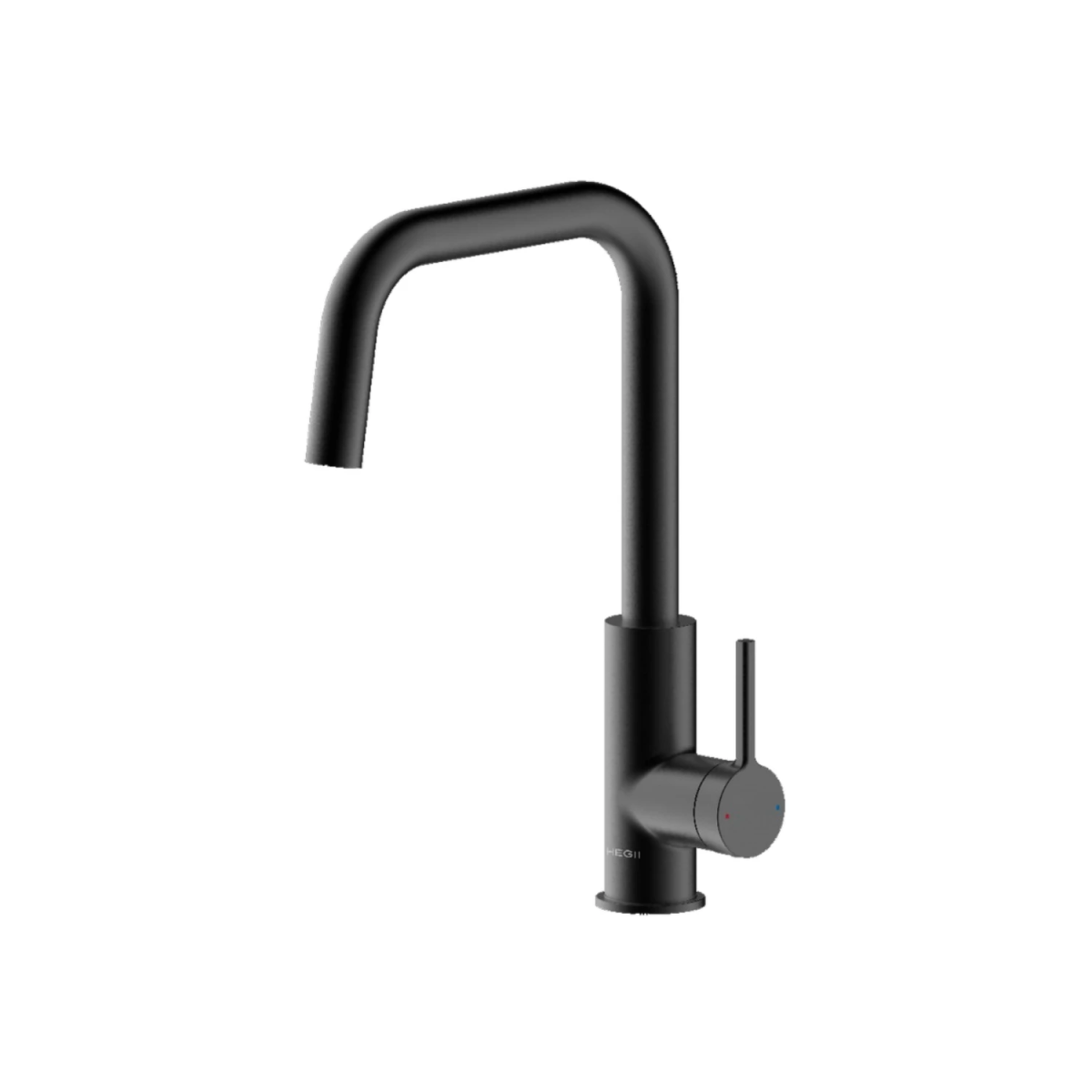 Vòi bếp HEGII HMF132-411B-BC – Vòi rửa chén inox 304 mạ PVD đen cao cấp