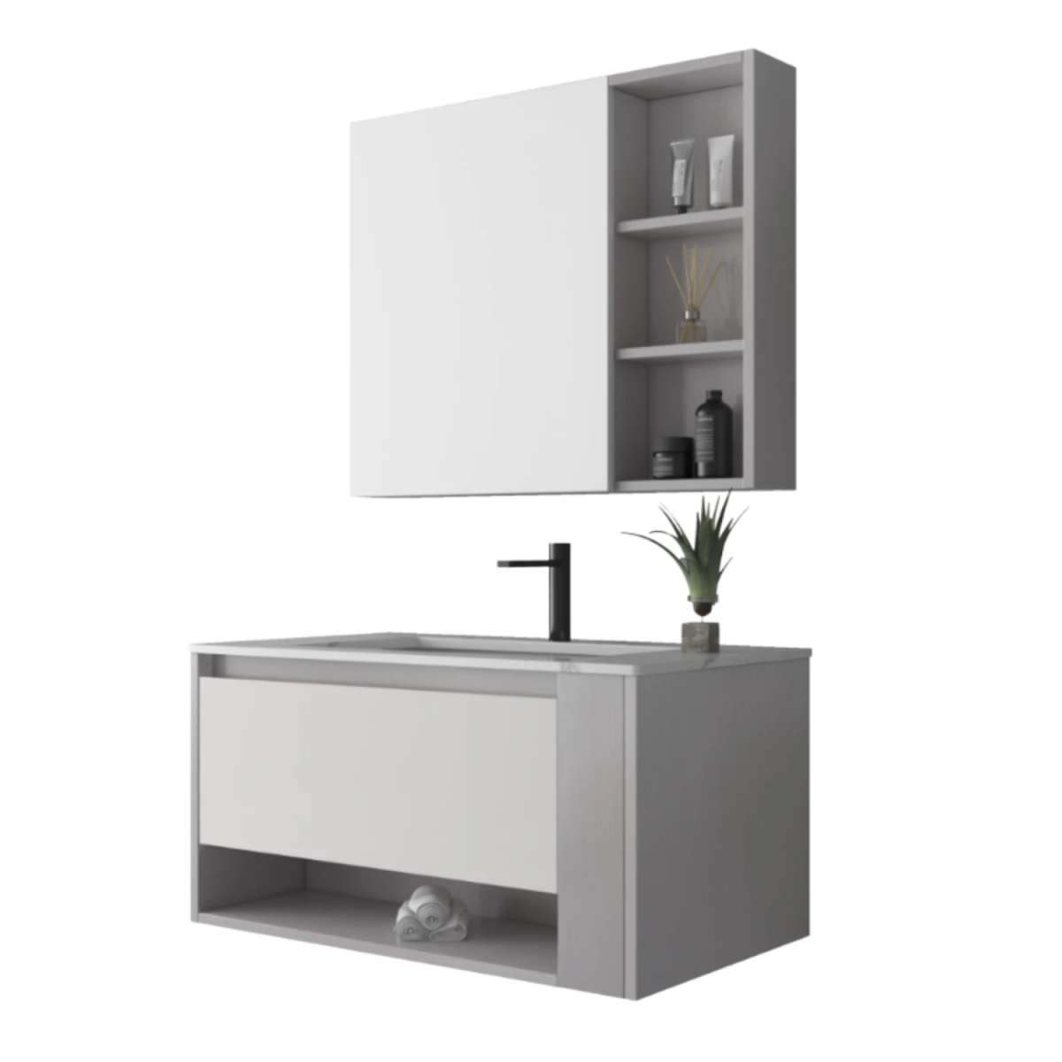 HEGII BC6149-100 – Bộ tủ lavabo sinh thái
