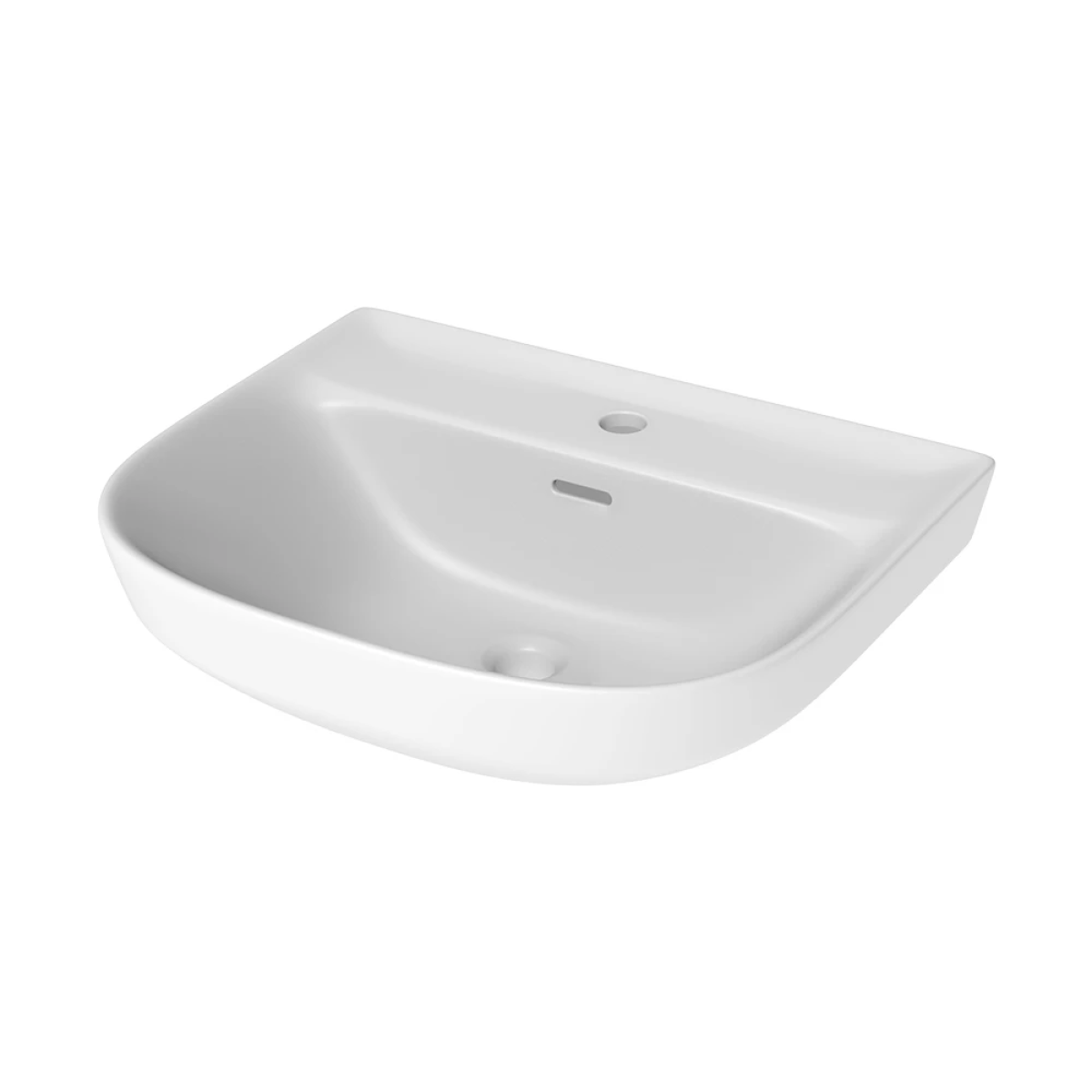 Chậu lavabo treo tường HEGII HC20411N-055 – Men vi tinh thể chống bám bẩn, độ hút nước thấp
