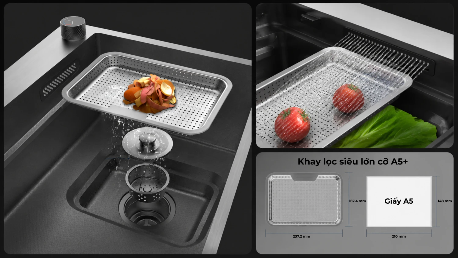 HỆ THỐNG LỌC RÁC KÉP CHỐNG TẮC NGHẼN