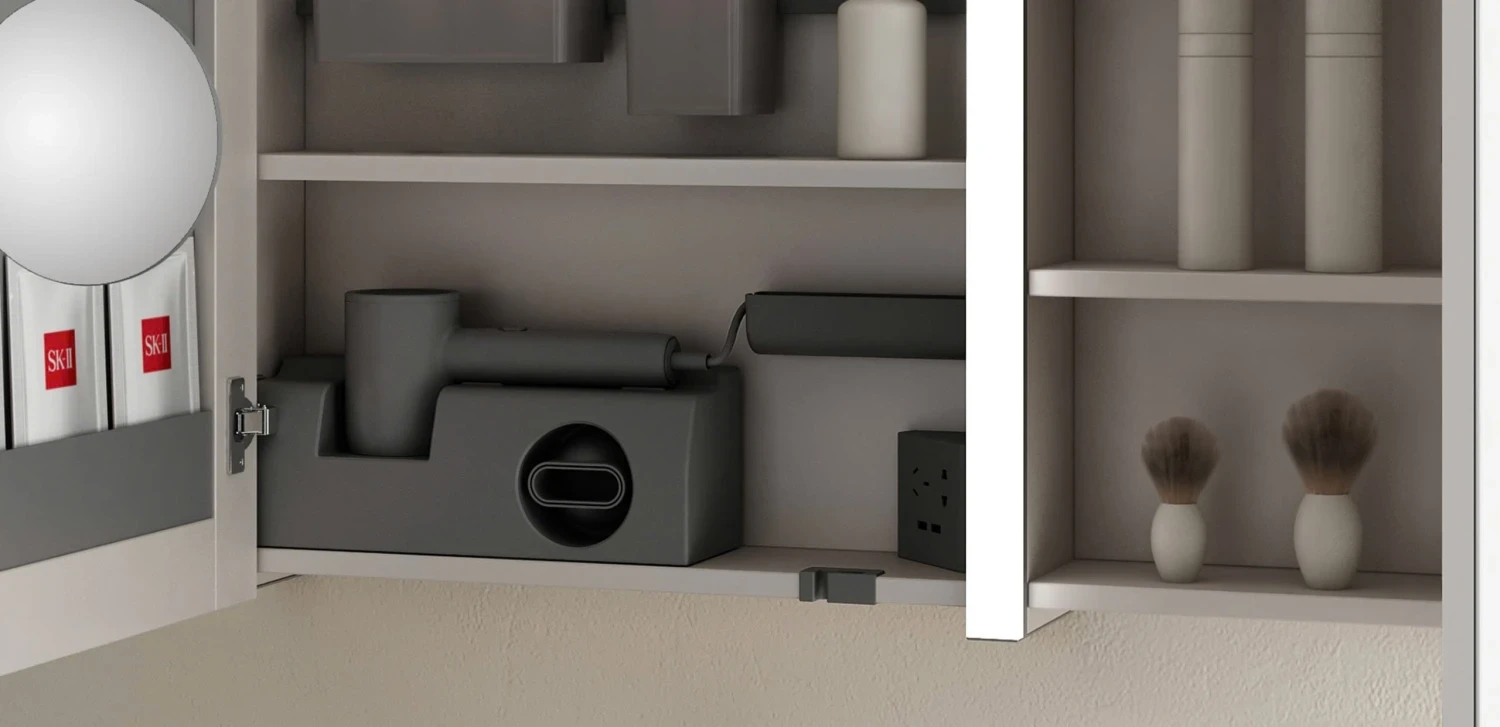 Tích hợp máy sấy tay/sấy tóc