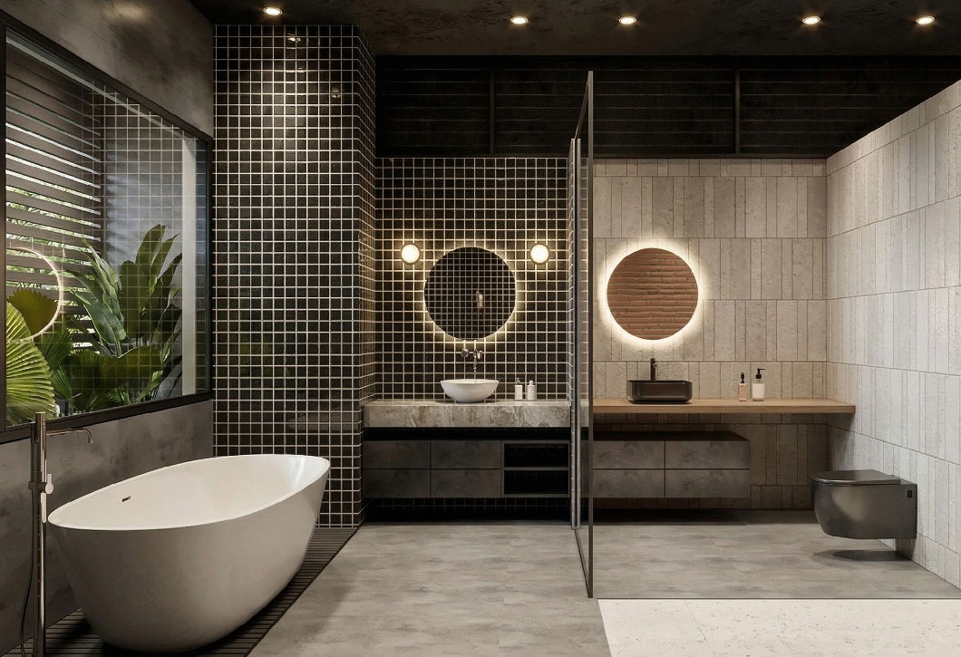 Phòng tắm khách sạn Boutique & Art Hotel