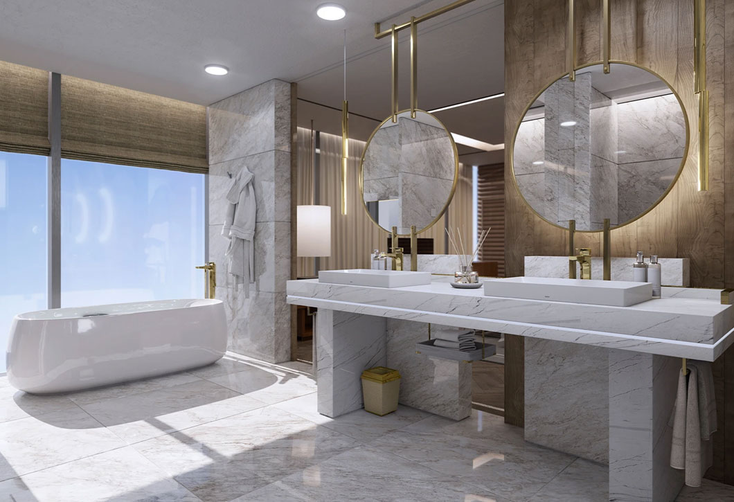 Phòng tắm khách sạn Business & City Hotel