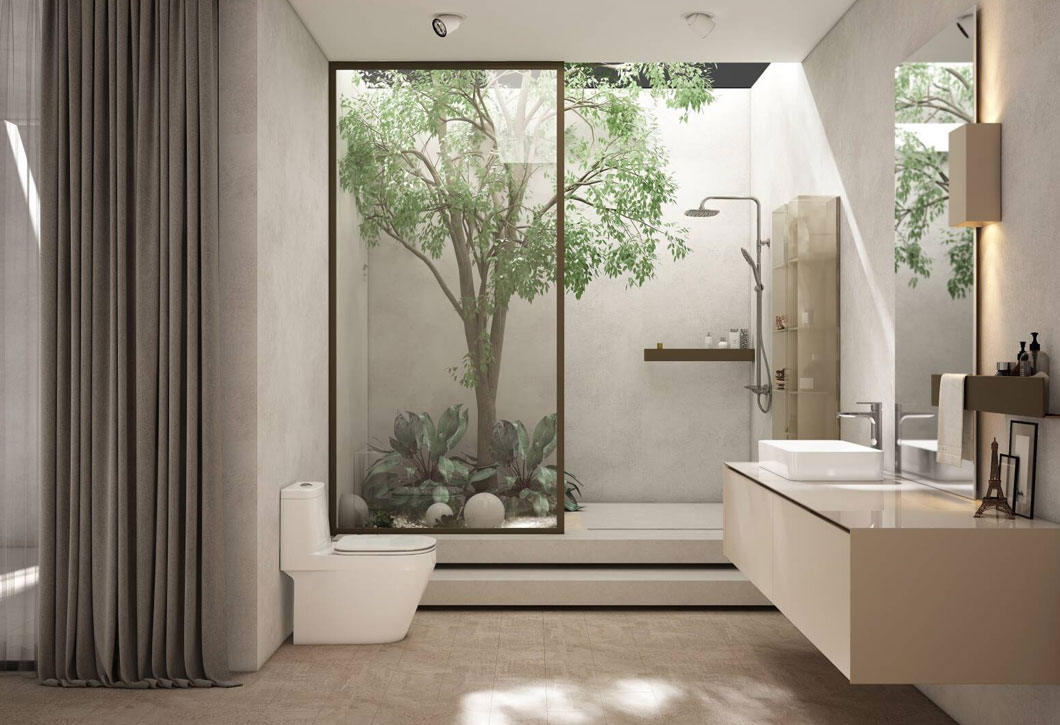 Phòng tắm Hydrotherapy - Trị liệu bằng dòng nước