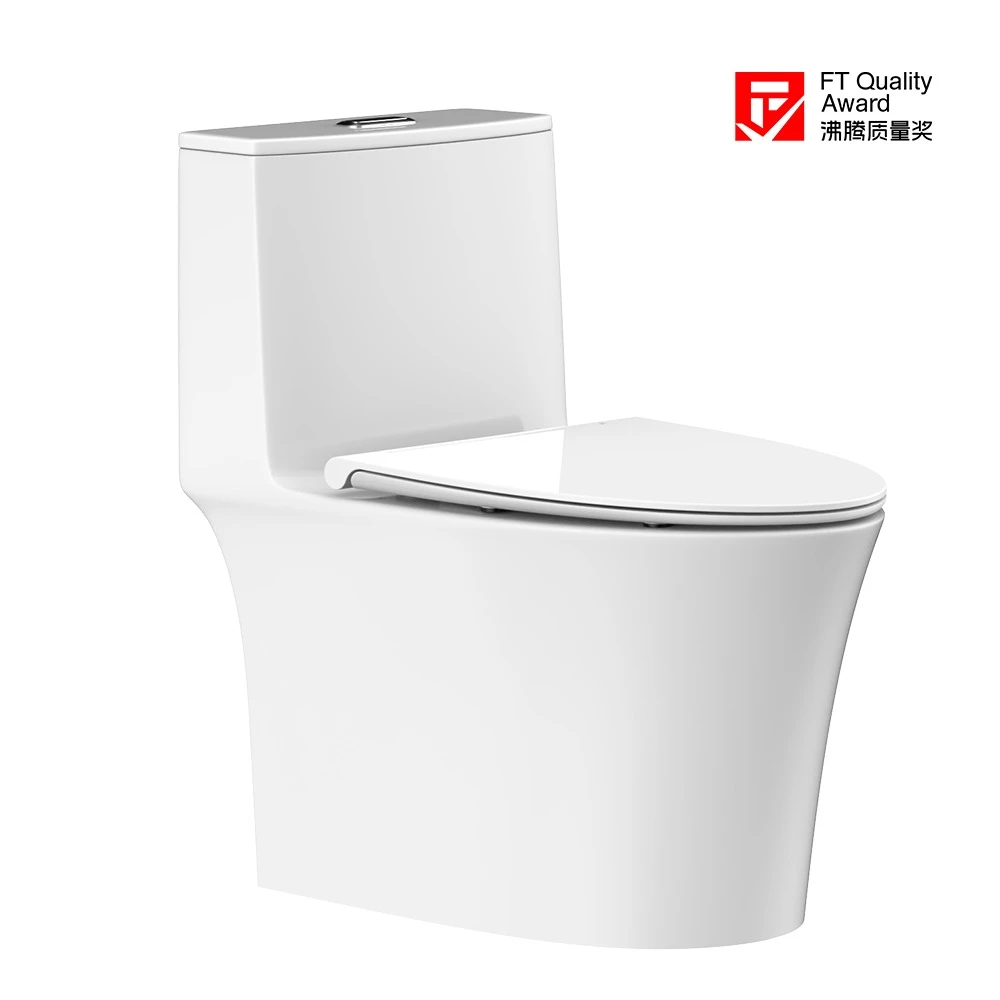 Bàn cầu một khối HEGII HC0908DT – Xả xoáy 360°, tiết kiệm nước, men kháng khuẩn cao cấp