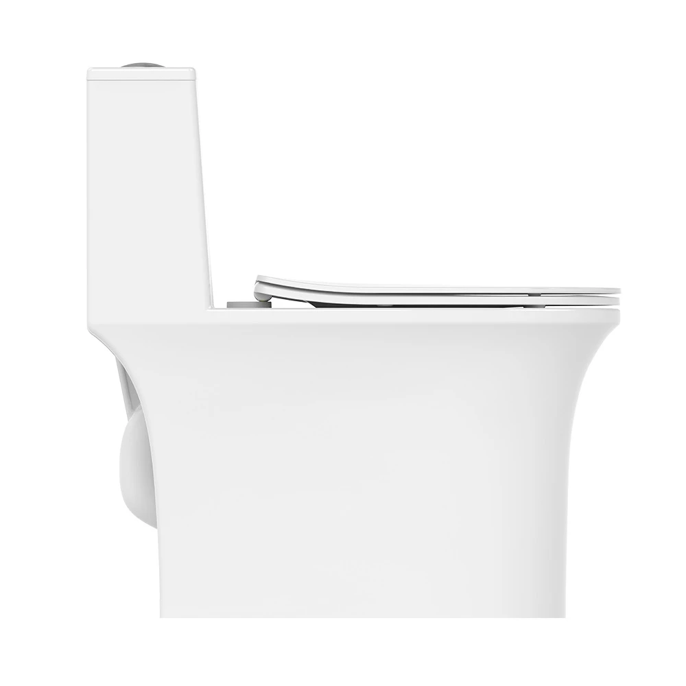 Bàn cầu một khối HEGII LC0902DT – Xả xoáy 360°, tiết kiệm nước, thiết kế bền bỉ dễ lắp đặt