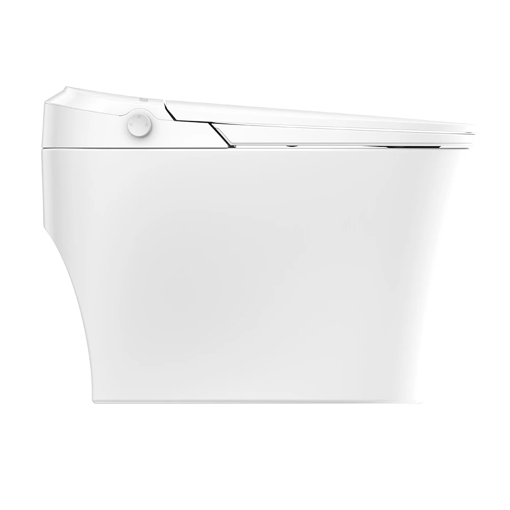 Bàn cầu thông minh HEGII Q3S-2P – Xả xoáy 0 áp lực, làm nóng trực tiếp, men kháng khuẩn Water Clean