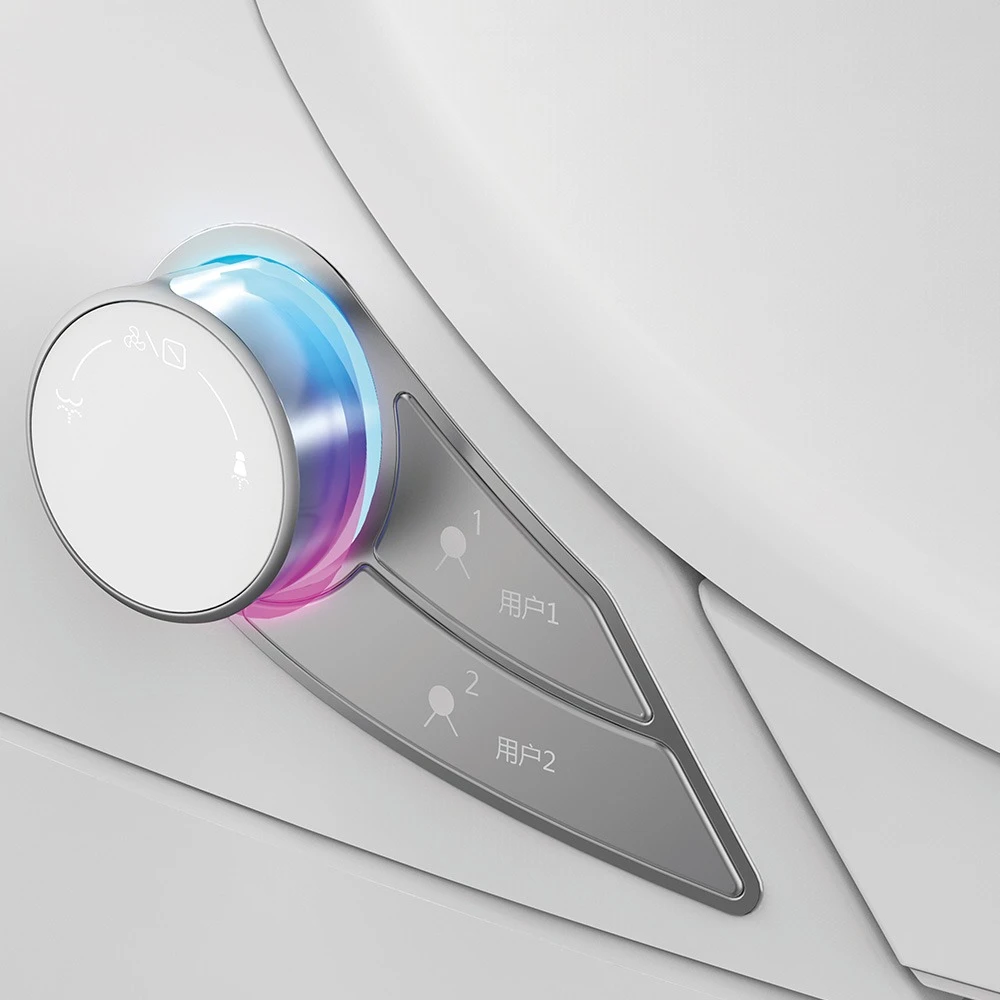 Bàn cầu thông minh HEGII Q9 – Xả Water Storm, khử trùng liên tục, rửa sấy tự động, điều khiển thông minh