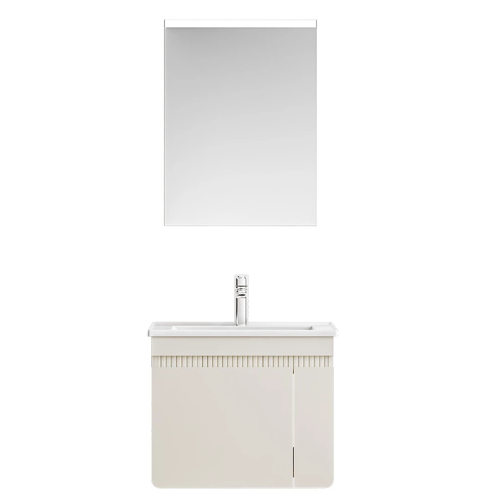Tủ chậu lavabo HEGII BC6520S-060C2 – Phong cách Pháp, thiết kế bo cong tinh tế, gương LED cảm ứng