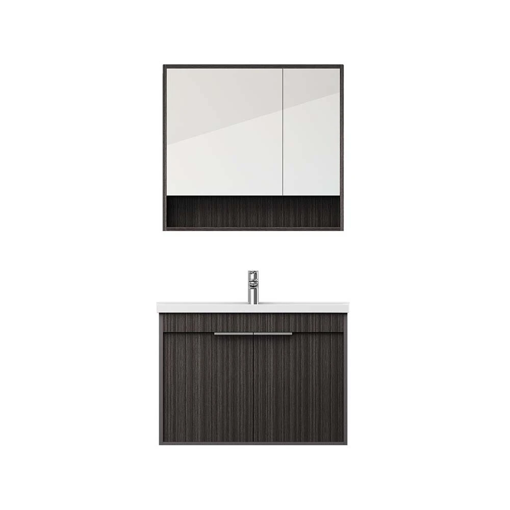 Tủ chậu lavabo HEGII BC6195-080 – Thiết kế vân gỗ hiện đại, 80cm tiện dụng, lưu trữ tối ưu