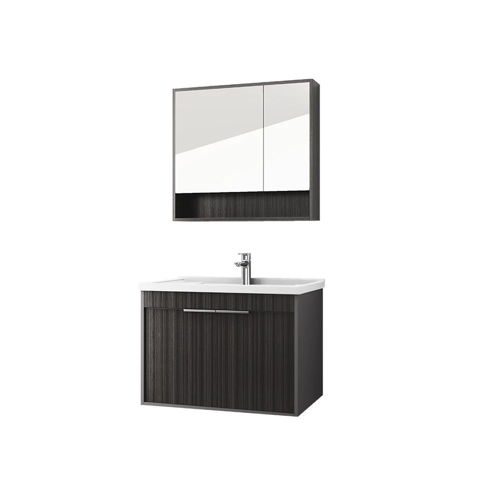 Tủ chậu lavabo HEGII BC6195-080 – Thiết kế vân gỗ hiện đại, 80cm tiện dụng, lưu trữ tối ưu